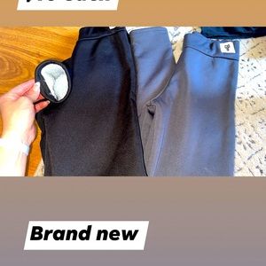 Wool heated leggings